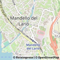 Mapa Mandello del Lario