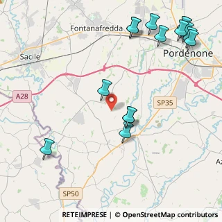 Mappa Via Prata, 33070 Brugnera PN, Italia (5.52067)