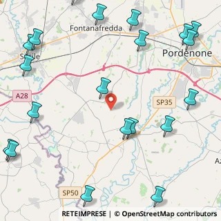 Mappa Via Prata, 33070 Brugnera PN, Italia (6.425)