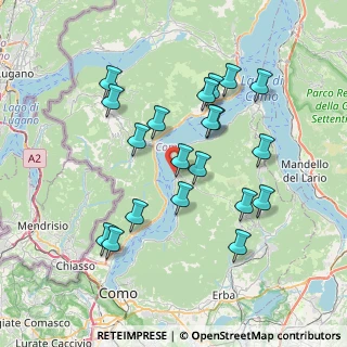 Mappa Via Borgovecchio, 22020 Nesso CO, Italia (7.077)