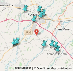 Mappa Via Chiesa, 33082 Azzano Decimo PN, Italia (4.445)