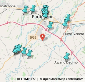 Mappa Via Chiesa, 33082 Azzano Decimo PN, Italia (4.784)