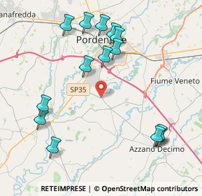 Mappa Via Chiesa, 33082 Azzano Decimo PN, Italia (4.53)