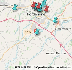 Mappa Via Chiesa, 33082 Azzano Decimo PN, Italia (4.86313)