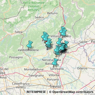 Mappa Via Francesco Fabbri, 31053 Pieve di Soligo TV, Italia (8.8795)