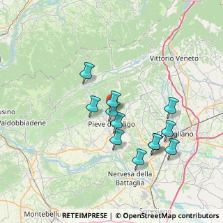 Mappa Via Francesco Fabbri, 31053 Pieve di Soligo TV, Italia (6.535)
