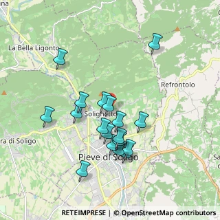 Mappa Via Francesco Fabbri, 31053 Pieve di Soligo TV, Italia (1.69278)