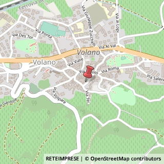 Mappa Via Damiano Chiesa, 16, 38060 Volano TN, Italia, 38060 Volano, Trento (Trentino-Alto Adige)