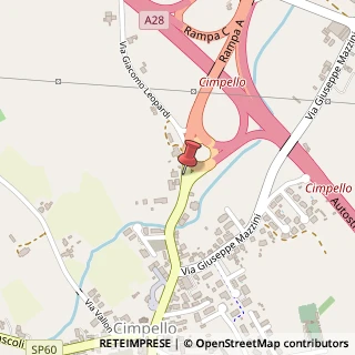Mappa Via G. Leopardi, 13, 33080 Fiume Veneto, Pordenone (Friuli-Venezia Giulia)