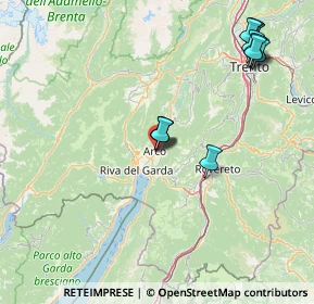 Mappa Via P. Leonardi, 38062 Arco TN, Italia (18.32923)