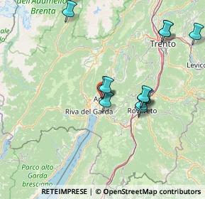 Mappa Via P. Leonardi, 38062 Arco TN, Italia (15.41077)