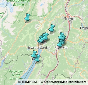 Mappa Via P. Leonardi, 38062 Arco TN, Italia (9.53154)