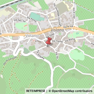 Mappa Via Volpare, 5, 38060 Volano, Trento (Trentino-Alto Adige)