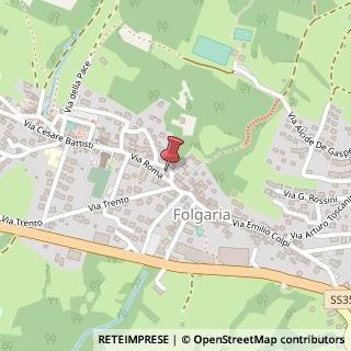 Mappa Via Roma, 71, 38064 Folgaria, Trento (Trentino-Alto Adige)