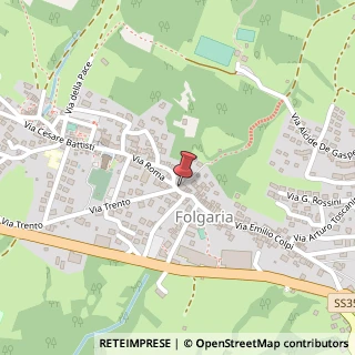 Mappa Via Emilio Colpi, 1, 38064 Folgaria, Trento (Trentino-Alto Adige)