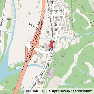 Mappa Via giarre di sicilia 1, 36020 Cismon del Grappa, Vicenza (Veneto)