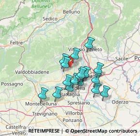 Mappa 31020 Refrontolo TV, Italia (10.77294)
