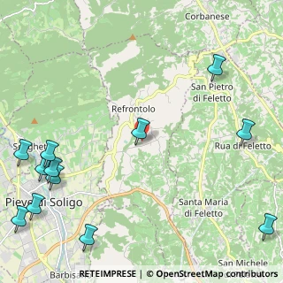 Mappa 31020 Refrontolo TV, Italia (3.29833)