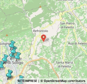 Mappa 31020 Refrontolo TV, Italia (3.96182)