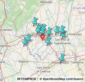 Mappa Via Passo, 33082 Azzano decimo PN, Italia (9.86538)