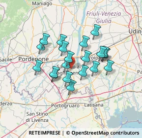 Mappa Via Brigata Veneziano, 33078 San Vito al Tagliamento PN, Italia (10.4855)