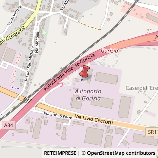 Mappa Autoporto DI, 34170 Gorizia, Gorizia (Friuli-Venezia Giulia)