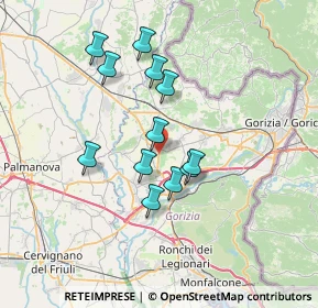 Mappa S.R. 305 Ver. Km 5+200, 34070 Mariano del Friuli GO, Italia (5.86167)