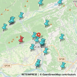 Mappa Via Brigata Cadore, 31053 Pieve di Soligo TV, Italia (4.969)