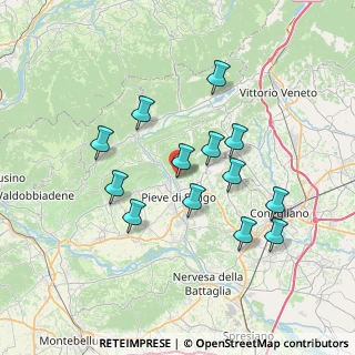 Mappa Via Brigata Cadore, 31053 Pieve di Soligo TV, Italia (6.53462)