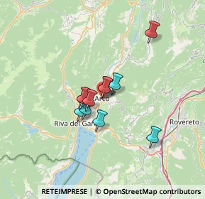 Mappa Via del Pomerio, 38062 Arco TN, Italia (4.33455)