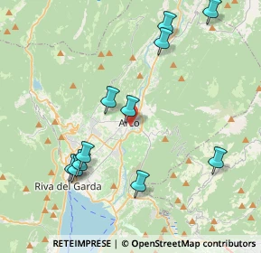 Mappa Via del Pomerio, 38062 Arco TN, Italia (4.29182)