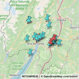 Mappa 38062 Arco TN, Italia (10.7685)