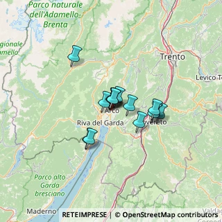 Mappa 38062 Arco TN, Italia (8.10933)