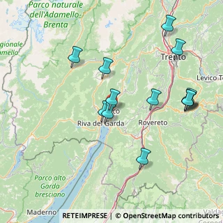 Mappa 38062 Arco TN, Italia (16.26538)