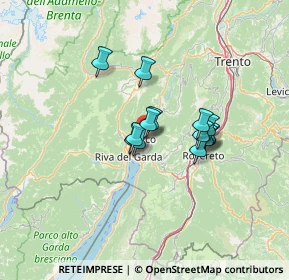 Mappa P.za Vicenza, 38062 Arco TN, Italia (9.06857)