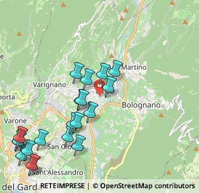 Mappa P.za Vicenza, 38062 Arco TN, Italia (2.287)
