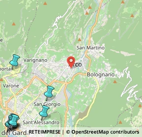 Mappa 38062 Arco TN, Italia (4.23727)