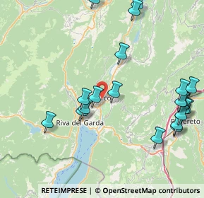 Mappa 38062 Arco TN, Italia (9.5965)