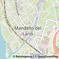Kaart Mandello del Lario