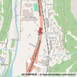 Mappa Via Adamello, 20, 36020 Cismon del Grappa, Vicenza (Veneto)
