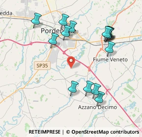 Mappa Via Vallon, 33082 Azzano decimo PN, Italia (4.216)