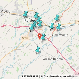 Mappa Via Vallon, 33082 Azzano decimo PN, Italia (3.35727)