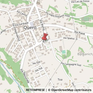 Mappa Via Padre Carlo Berton, 2, 32030 Quero Vas, Belluno (Veneto)