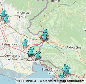 Mappa Stazione Confinaria S. Andrea, 34170 Gorizia GO, Italia (18.448)