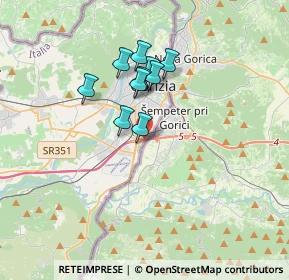 Mappa Stazione Confinaria S. Andrea, 34170 Gorizia GO, Italia (3.14727)