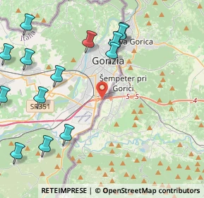 Mappa Stazione Confinaria S. Andrea, 34170 Gorizia GO, Italia (6.568)