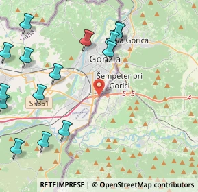 Mappa Stazione Confinaria S. Andrea, 34170 Gorizia GO, Italia (6.4485)