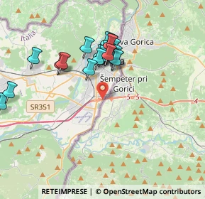 Mappa Stazione Confinaria S. Andrea, 34170 Gorizia GO, Italia (3.415)