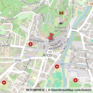 Mappa Via Giovanni Segantini, 107, 38062 Arco, Trento (Trentino-Alto Adige)