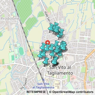 Mappa Via Divisione Julia, 33078 San Vito al Tagliamento PN, Italia (0.30667)